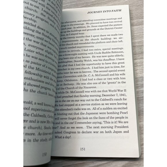 Journey Into Faith Story of a Nazarene Pilgrim C Paul Gray Signed 1st Edition - Picture 9 of 10